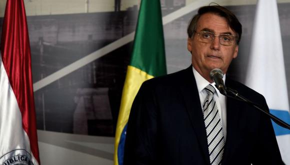 Bolsonaro recordó que se reunirá con Abdo Benítez el próximo 12 de marzo, en Brasilia. (Foto: AFP)