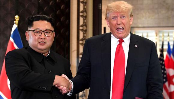 Trump reiteró que con Corea del Norte tiene un muy buen diálogo. (Foto: AFP).