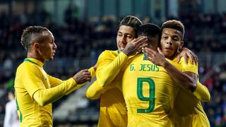Brasil ganó 3-1 a República Checa con doblete de Gabriel Jesus en amistoso