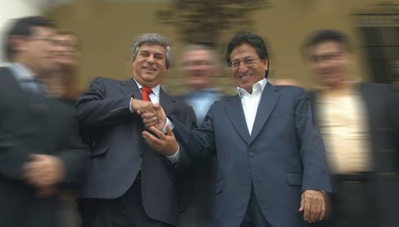 Fernando Olivera y Alejandro Toledo en el pasado. (USI)