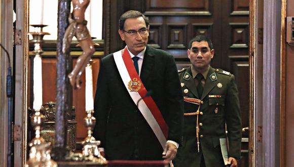 Cierran filas. El presidente Vizcarra y otros miembros del Ejecutivo rechazaron enfáticamente las aseveraciones del ex presidente García. (Piko Tamashiro)