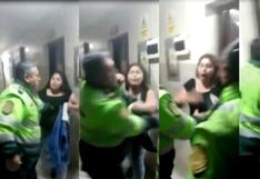 Ate: Policía golpea a puñetazos a mujer intervenida en presunto estado etílico [VIDEO]