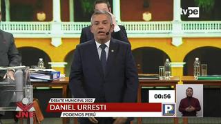 Daniel Urresti: Así respondió el candidato cuando se le preguntó sobre su proceso legal del caso Hugo Bustíos