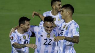 Argentina venció por 3-1 a Venezuela de visita por las Eliminatorias 2022