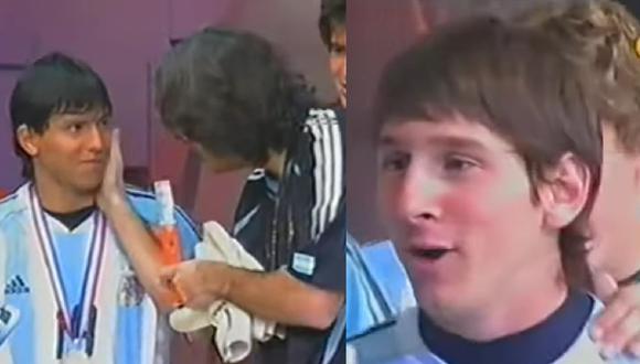 Los jugadores argentinos fueron entrevistados junto a la selección argentina en el 2005.