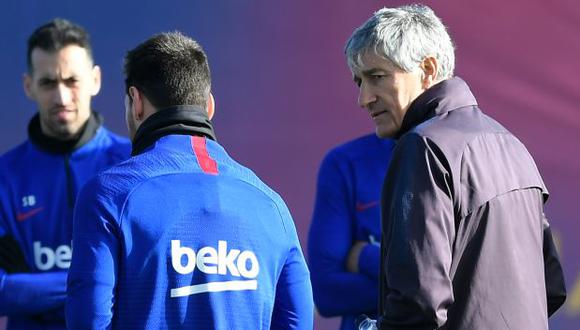 Quique Setién fue entrenador de Barcelona desde enero hasta agosto del 2020. (Foto: AFP)