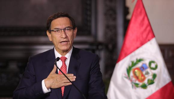 El mandatario Martín Vizcarra dejó en claro que no piensa renunciar. (Foto: Presidencia)