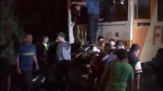 Dos trenes con 400 personas chocan en Costa Rica