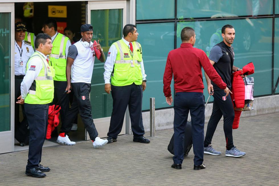 Selección peruana llegó a Lima tras los partidos amistosos contra Croacia e Islandia. (Andina)