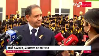Ministro de Defensa, José Gavidia, tuvo altercado con periodista: “Hay que preguntar por cosas importantes”