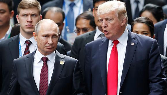 Donald Trump se reunirá en los próximos días con su homólogo ruso, Vladimir Putin. (Foto: AFP)