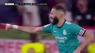 Real Madrid vs. Sevilla: agónico gol de Benzema para el 3-2 en la remontada de los ‘Blancos’ [VIDEO]