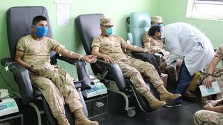 Coronavirus en Perú: Ejército donó sangre para pacientes del Hospital Regional de Cusco