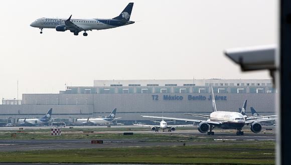 Preocupación por hundimiento del aeropuerto de México. (Getty Images)