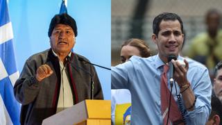 Evo Morales calificó a Juan Guaidó de ser como un "virrey colonial"
