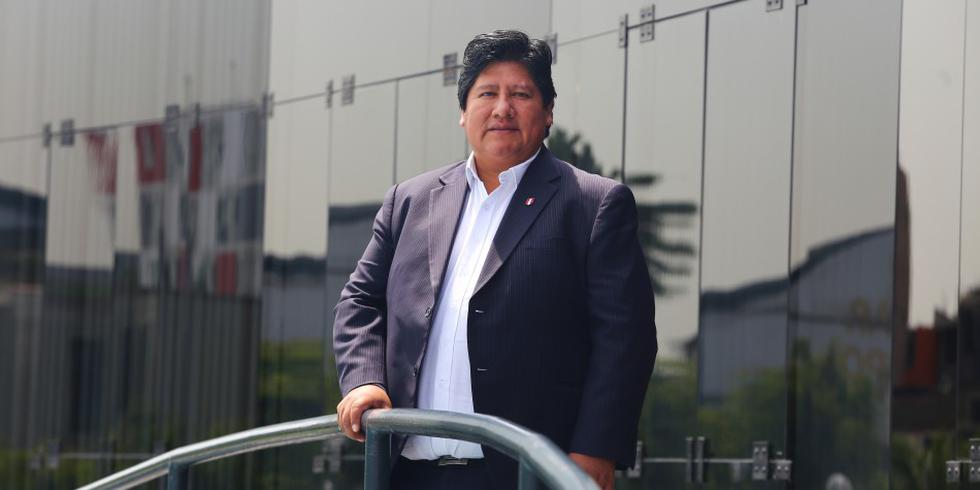 Edwin Oviedo es presidente de la Federación Peruana de Fútbol desde 2014 (Foto: El Comercio).
