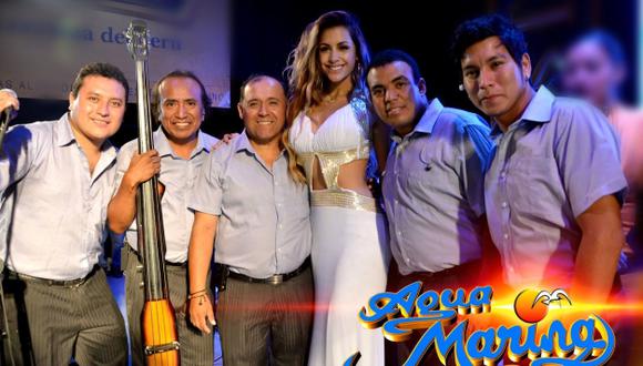 Milett Figueroa debutó como animadora de cumbia en El Huaralino. (Facebook Agua Marina)