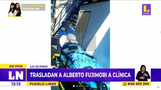 Alberto Fujimori fue trasladado a clínica tras haber sido estabilizado en hospital de Ate