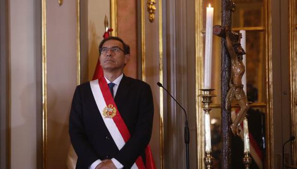 Martín Vizcarra sostuvo que no se puede sacrificar la lucha contra la corrupción para evitar la confrontación. (Perú21)