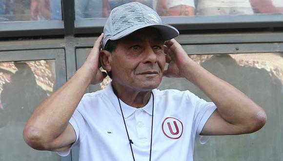 Sonríe de oreja a oreja. Roberto Chale contento por triunfo de Universitario de Deportes en el Torneo Apertura 2016. (USI)