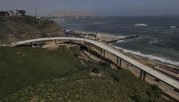 El viaducto Armendáriz tiene una extensión de 1.8 kilómetros. (Municipalidad de Lima)