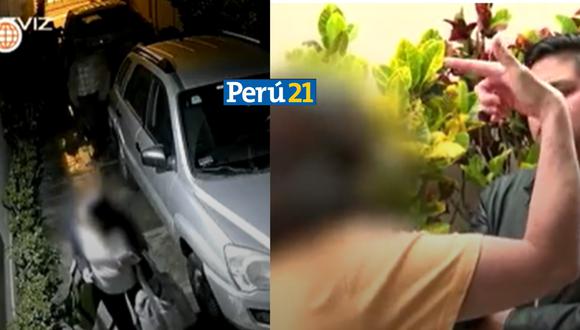 Mujer fue asaltada por delincuentes en la puerta de su casa en San Isidro. (Foto: Difusión).