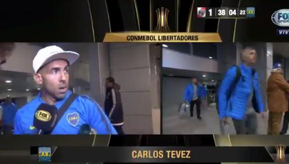 Carlos Tevez se refiere a River Plate a pocas horas del partido (Captura: FOX Sports).