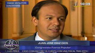 Juan Díaz Dios a Alan García: "Que vaya a mandar a su casa"