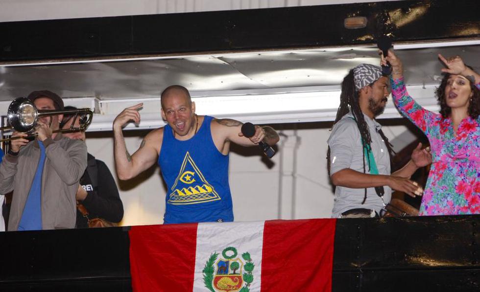 Calle 13 ofreció concierto en plaza San Martín ante cancelación de show. (Luis Gonzales/Perú21)