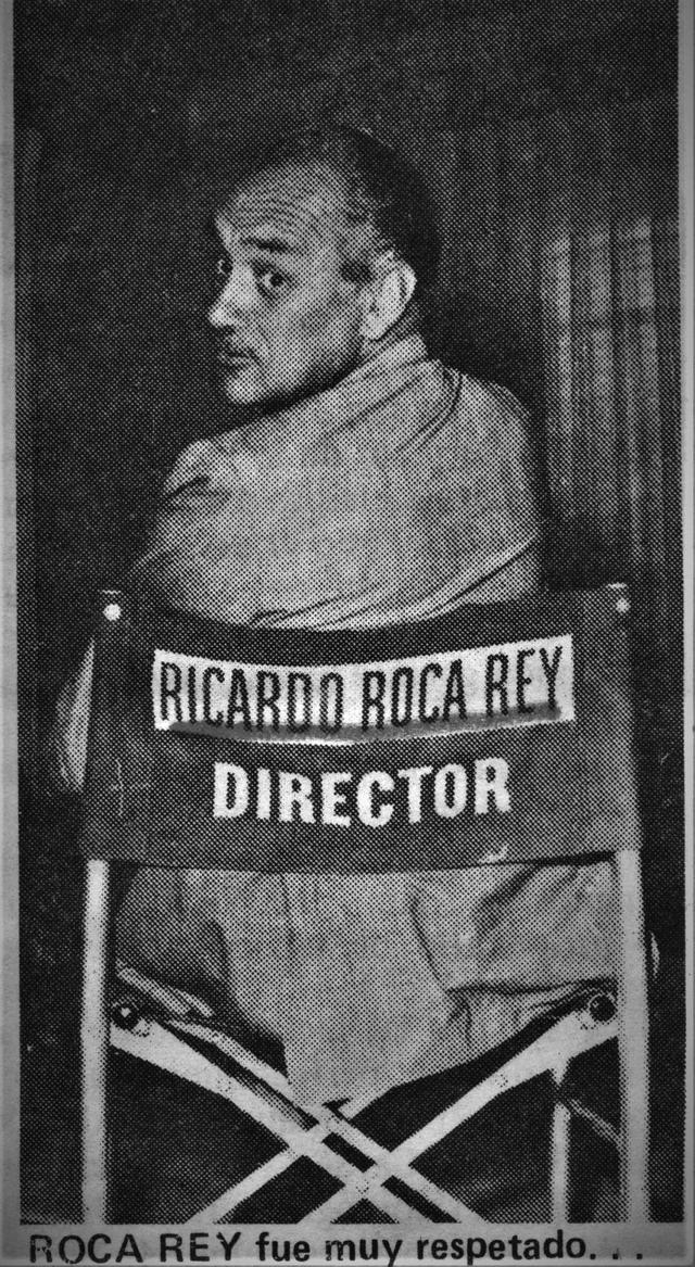 Durante la dirección de la obra "Inca" (1967). (Imagen de la revista Oiga en "Ricardo Roca Rey: Una profunda huella"). 