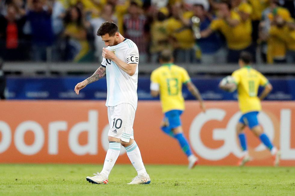 Argentina vs. Brasil por el pase a la final de la Copa América. (Foto: AFP)