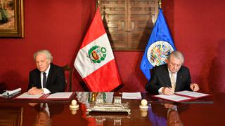 Perú y la OEA suscriben una Declaración Conjunta y dos nuevos convenios