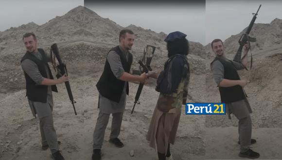 Miles Routledge, turista del peligro, en Afganistán (Captura de pantalla: Youtube/ Lord Miles)