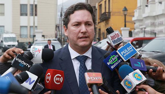 Daniel Salaverry comentó el incidente que protagonizó con Fuerza Popular en el debate de pleno. (Foto: Agencia Andina)