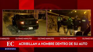 Prestamista venezolano es asesinado de 5 balazos al interior de auto en Ate 