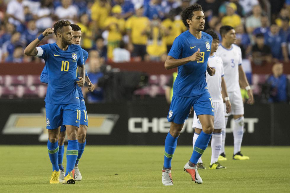 Brasil humilló 5-0 a El Salvador por amistoso FIFA en Estados Unidos. (AFP)