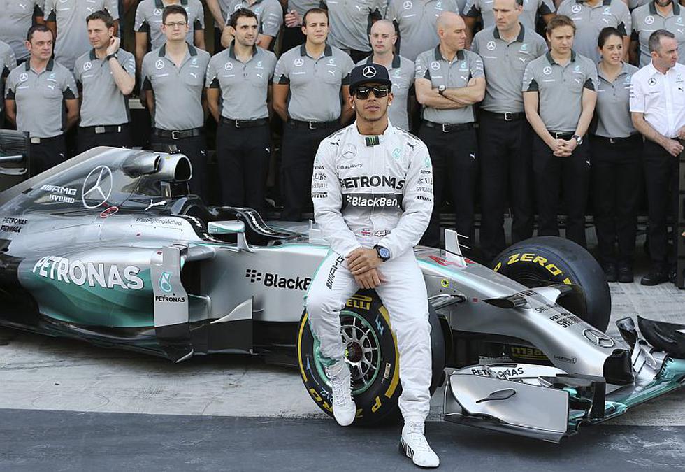 Lewis Hamilton se coronó campeón de Fórmula 1. (AP)