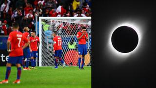 ¿Supersticiosos? Medios chilenos culpan al eclipse solar de la goleada sufrida ante Perú