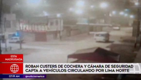Robo se produjo en San Juan de Lurigancho. (Foto: América Noticias)