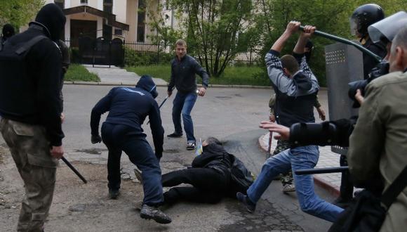 TIERRA DE NADIE. Escalada prorrusa en varias ciudades del este de Ucrania continúa. (Reuters)