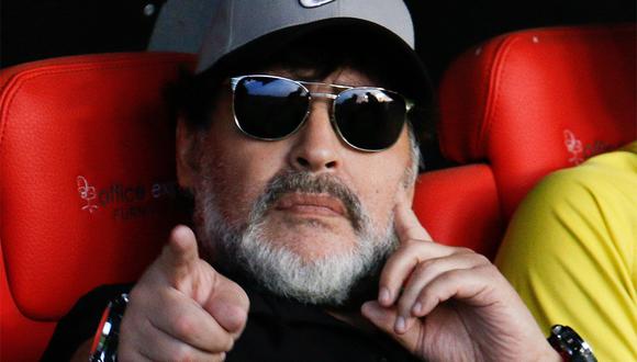Diego Maradona fue operado recientemente del brazo izquierdo. (Foto: EFE)