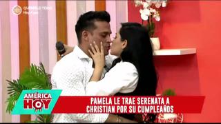 Pamela Franco sorprende a Christian Domínguez con romántica serenata por su cumpleaños