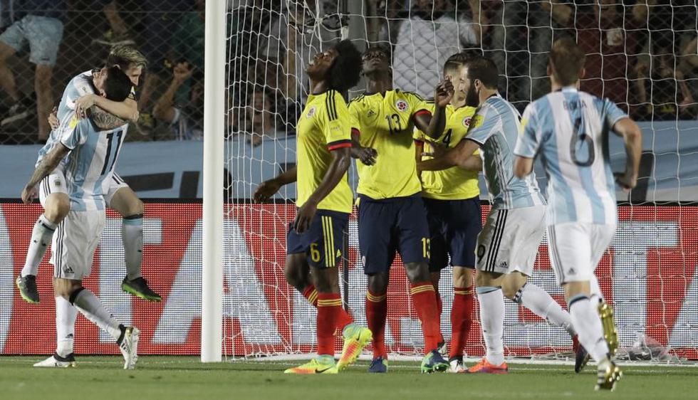 Argentina venció 3-0 a Colombia con gol de Lionel Messi. (AP)