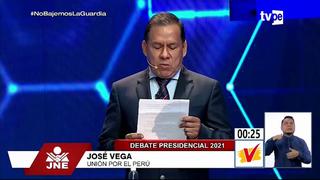 Elecciones 2021: Candidato José Vega se retira del debate presidencial de manera inesperada