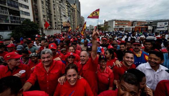 Diosdado Cabello, primer vicepresidente del Partido Socialista Unido de Venezuela (PSUV), convocó a una nueva marcha en Caracas. | Foto: AFP