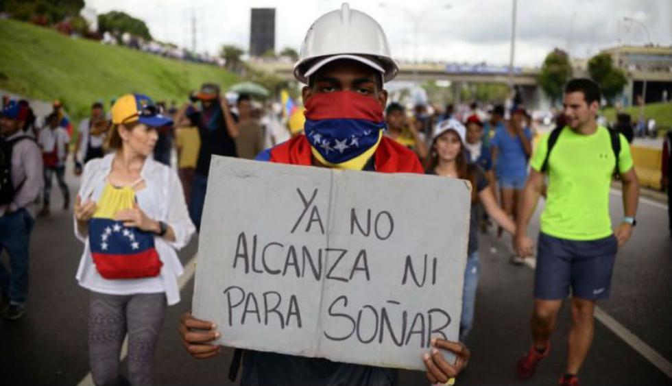 La dramática crisis de la Venezuela de Nicolás Maduro. (Foto: AFP).