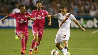 El AS Roma venció 1-0 a Real Madrid con gol de Francesco Totti en Dallas