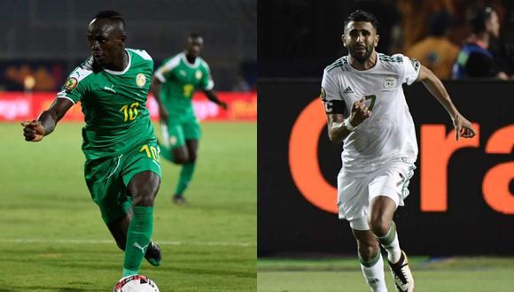 Senegal vs. Argelia se miden en la final de la Copa Africana de Naciones. (Foto: AFP)