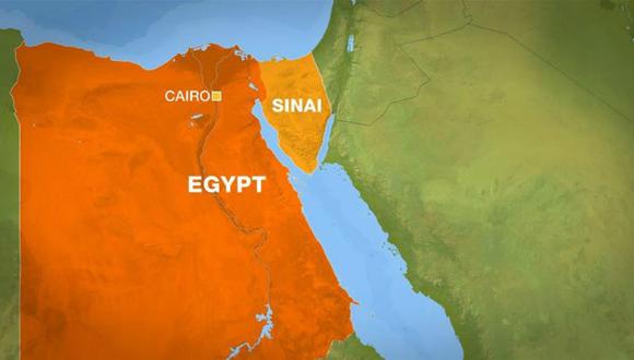 El ataque ocurrió al este del Sinaí. (Al Jazeera)