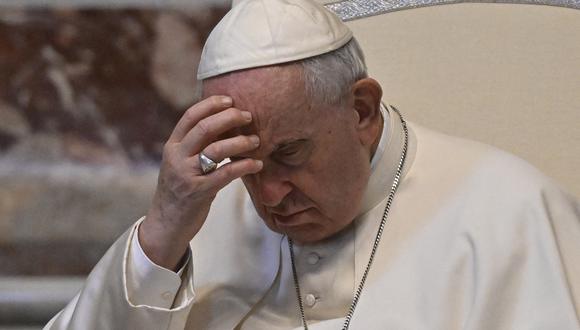 “Tengo el corazón roto por esta matanza cometida en una escuela primaria de Texas", dijo el papa Francisco. (Foto: Alberto PIZZOLI / AFP)